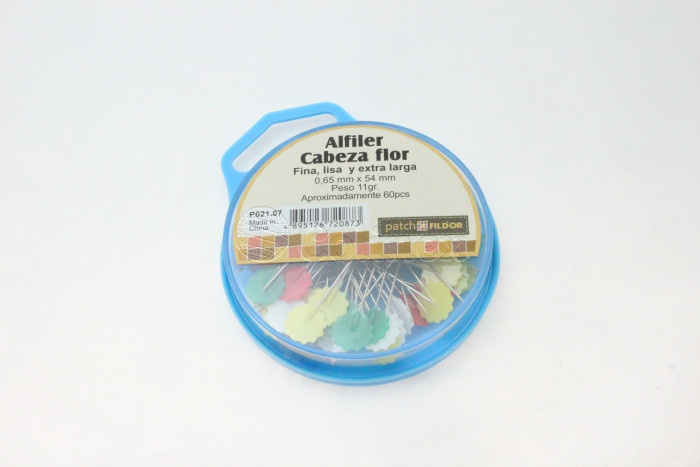 Alfinetes cores Patchwork cx.aprx.60pcs ER707/P02107