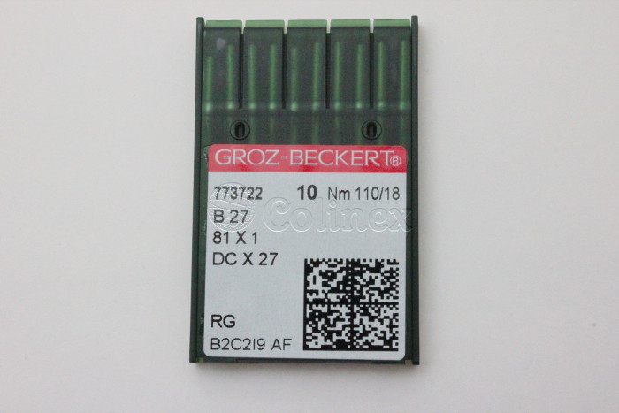 Dez Agulhas GROZ BECKERT - B27/SY6120/MY1023 110