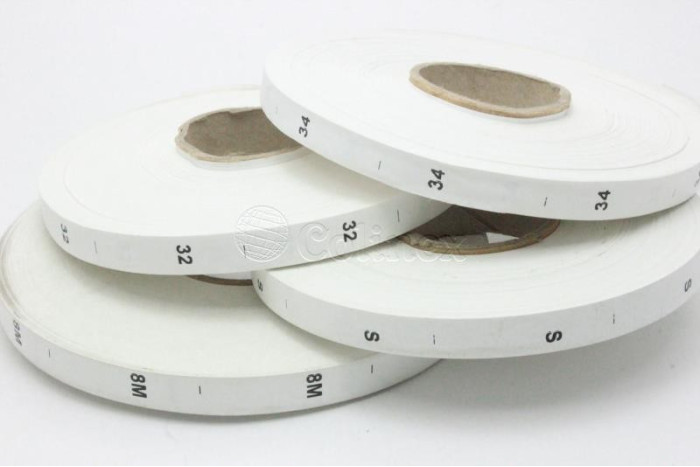 Fita numerada p/tamanhos 10m/m rolo 500 etiquetas