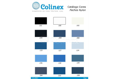 Fechos Nylon 6 mm com Divisível Espiral