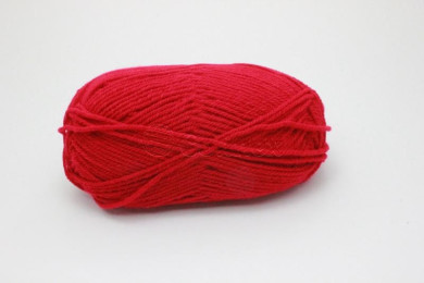 Fio tricot ref. BRAVO SH0211- 50g cor 08309 vermelho