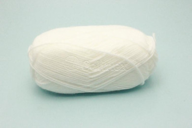 Fio tricot ref. BRAVO BABY - 50g cor 01001 branco