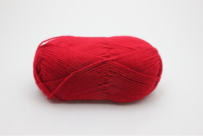 Fio tricot ref. BRAVO BABY - 50g cor 01030 vermelho