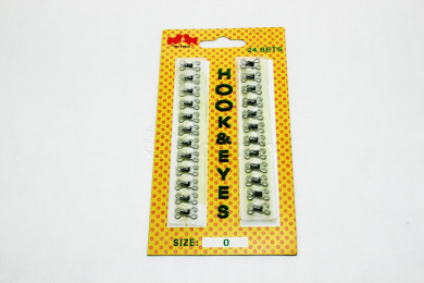 Colchetes nº.0 nikel. BOLI