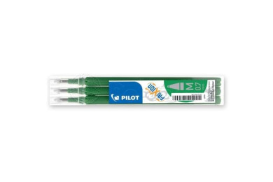 Recarga para caneta Verde sai com vapor FRIXION PILOT conj. 3un