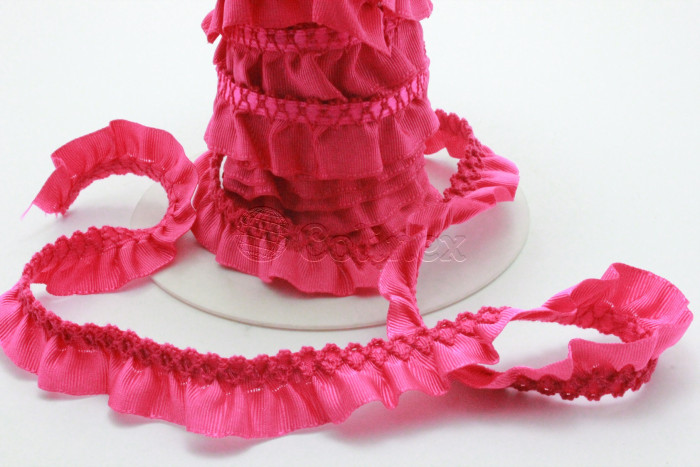 Fita gorgurao plisada 20mm