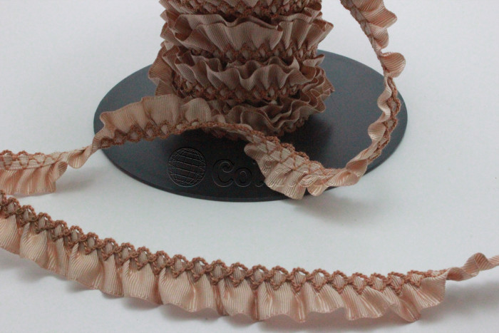 Fita gorgurao plisada 20mm