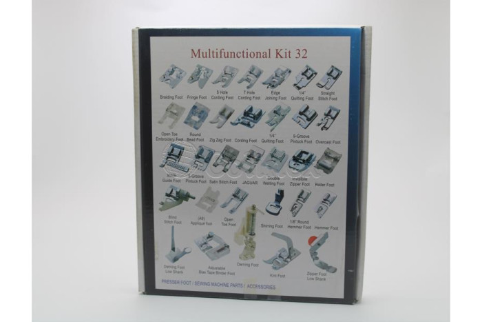 Kit calcadores para maquinas domesticas 32pcs