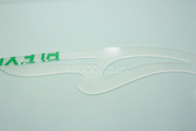 Regua acrilico (CURVA DE BURMESTER) 45cm refª4315