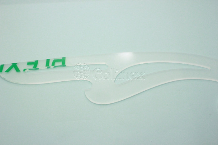 Regua acrilico (CURVA DE BURMESTER) 45cm refª4315