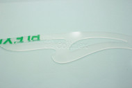 Regua acrilico (CURVA DE BURMESTER) 45cm refª4315