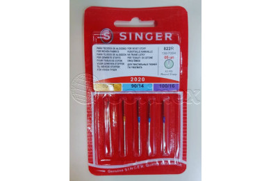 Dez.agulhas 2020 / 80/90/100 SINGER maq.dom.