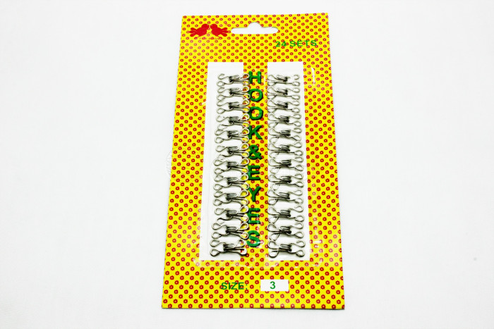 Colchetes nº.3 nikel BOLI